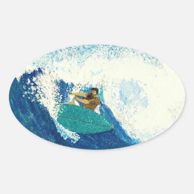 Pegatinas de parachoques bubblepacífico, gran día (Anverso)