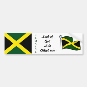 Pegatinas de parachoques de Jamaica