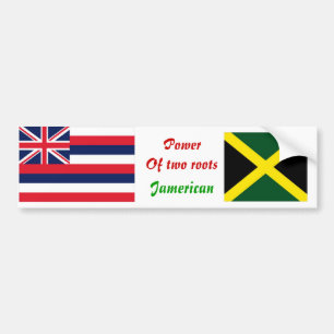 Pegatinas de parachoques de jamaica británica