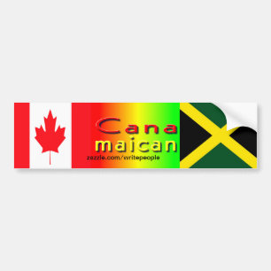 pegatinas de parachoques de jamaica canadiense