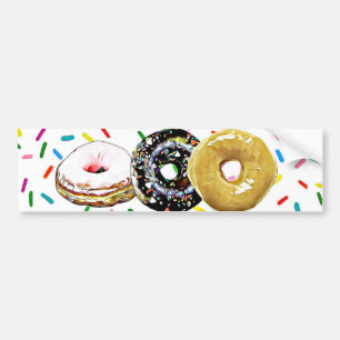 Pegatinas de parachoques Donut Doughnut
