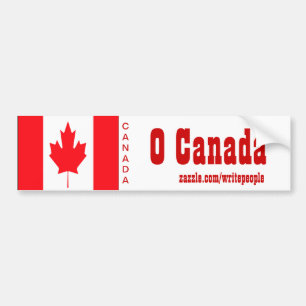 Pegatinas de parachoques O canadá