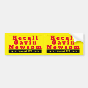 Pegatinas de parachoques recallgavin2020