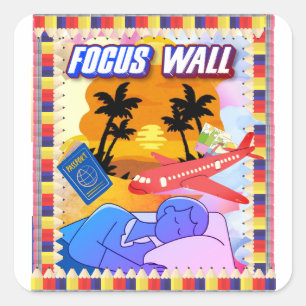 Pegatinas de pared de enfoque