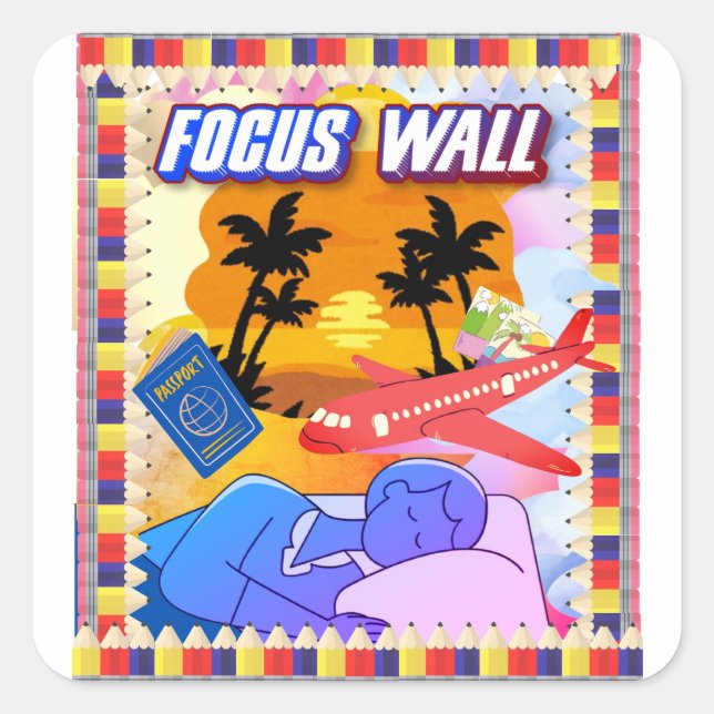Pegatinas de pared de enfoque (Anverso)