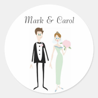 Pegatinas de parejas Bodas