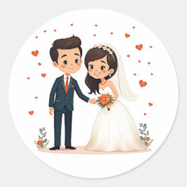 Pegatinas de parejas Bodas
