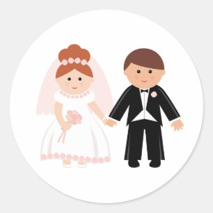 Pegatinas de parejas casadas