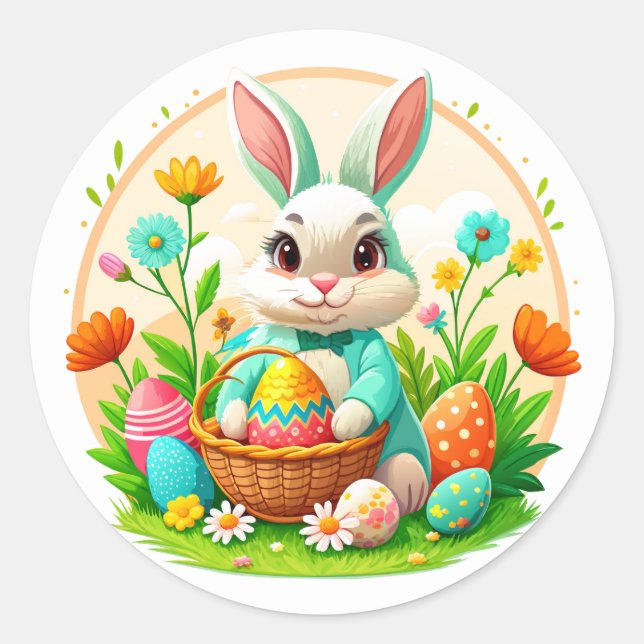 Pegatinas de Pascua-Bunny (Anverso)