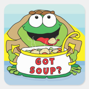 Pegatinas de Passover Square "¿Tienes sopa?"