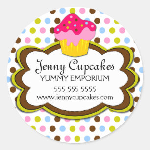 Pegatinas de pastelería