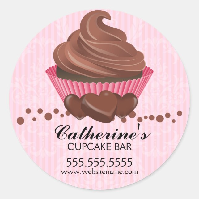 Pegatinas de pastelería de chocolate (Anverso)