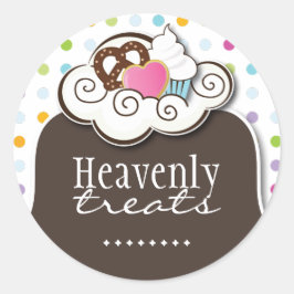 Pegatinas de pastelería decorativa