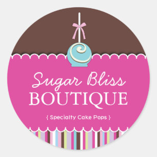 Pegatinas de pastelería decorativa