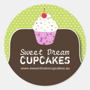 Pegatinas de pastelería decorativa