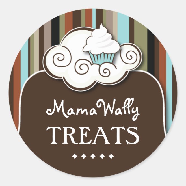 Pegatinas de pastelería decorativa (Anverso)