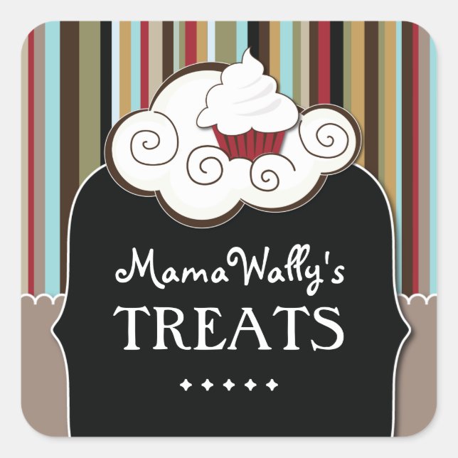 Pegatinas de pastelería decorativa (Anverso)