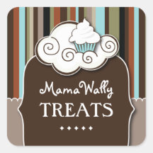 Pegatinas de pastelería decorativa