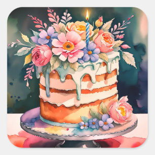 pegatinas de pasteles bodas