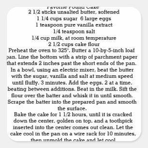 Pegatinas de pasteles favoritos de Francia