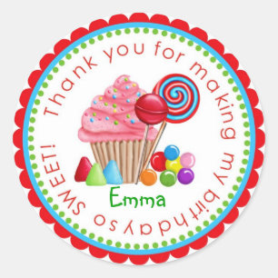 Pegatinas de pastelitos de dulce dulce dulce de du