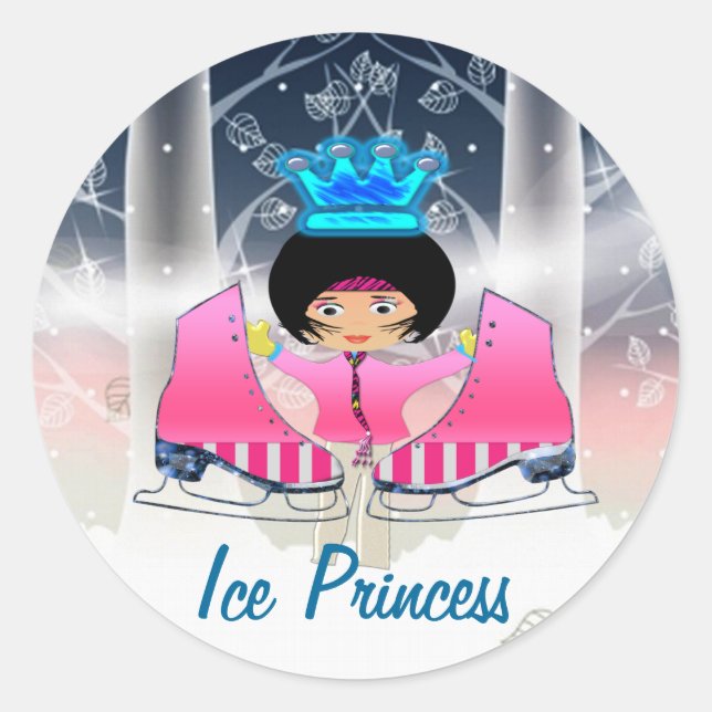 Pegatinas de patinaje sobre hielo (Anverso)