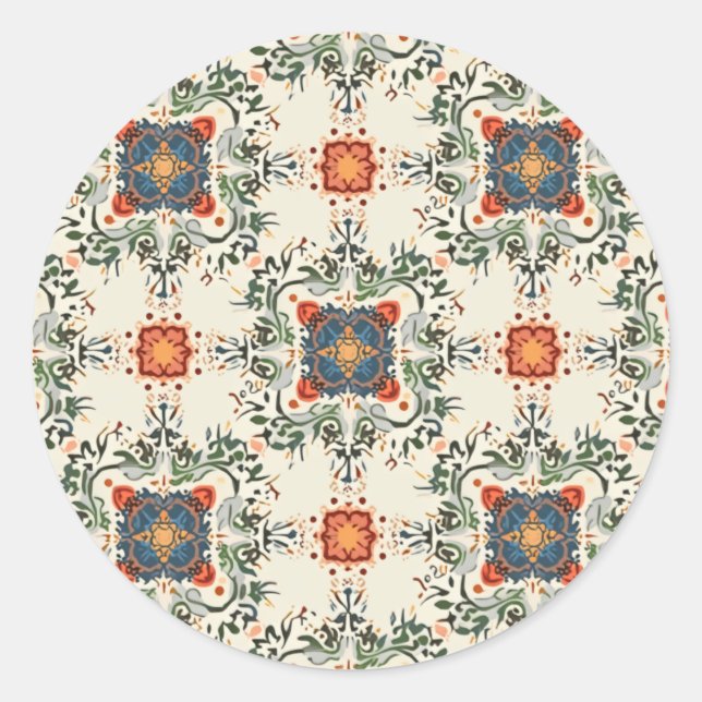 pegatinas de patrones de navidades (Anverso)