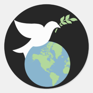 Pegatinas de Paz en la Tierra