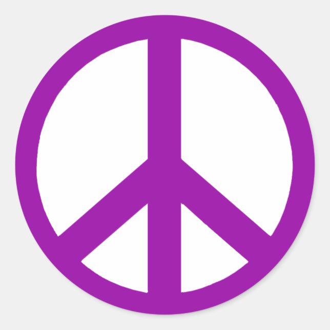 Pegatinas de Paz Violeta (Anverso)
