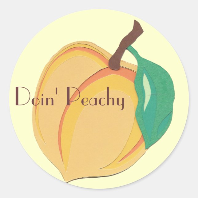 Pegatinas de Peachy (Anverso)