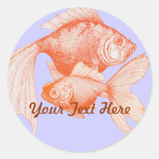 Pegatinas de peces de colores