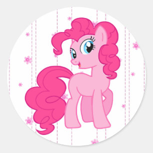 Pegatinas de peluche rosado para niñas