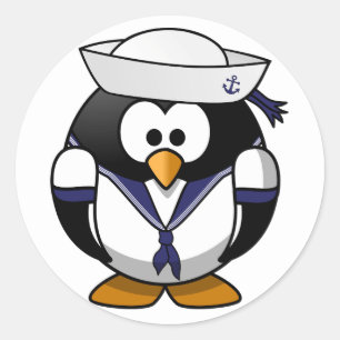 Pegatinas de Penguin Sailor