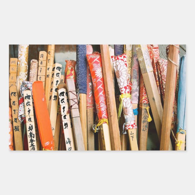 Pegatinas de peregrinos que caminan (Anverso)