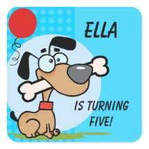 Pegatinas de perro de cachorro personalizado