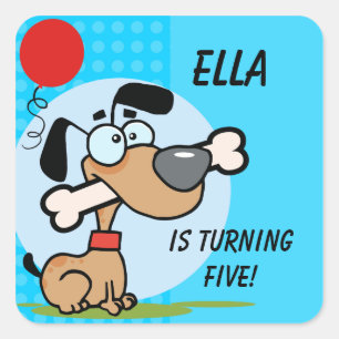 Pegatinas de perro de cachorro personalizado