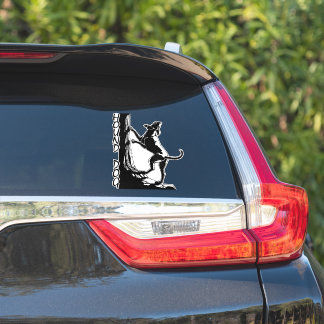 Pegatinas de perro de Hound Personalizado cazando