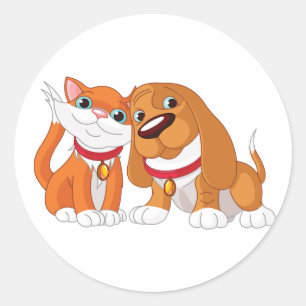 Pegatinas De Perro Y Gato Cuidados