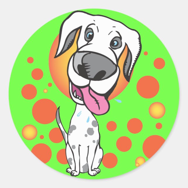 Pegatinas de perros callejeros (Anverso)