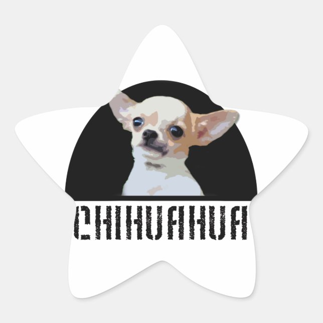 Pegatinas de perros de Chihuahua (Anverso)