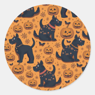Pegatinas de perros de Halloween