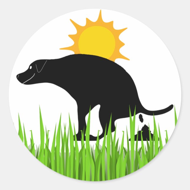 Pegatinas de perros divertidos (Anverso)