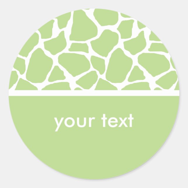 Pegatinas de Personalizados de la orquesta verde (Anverso)