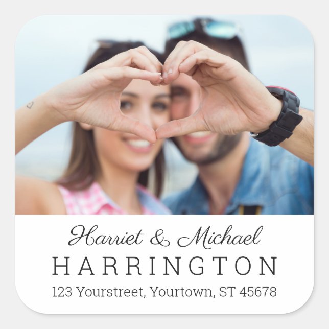 PEGATINAS de personalizados de TEXTO y FOTO (Anverso)