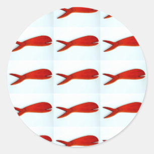 pegatinas de pescado tallado