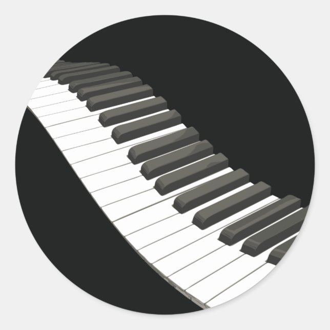 Pegatinas de Piano Keys (Anverso)