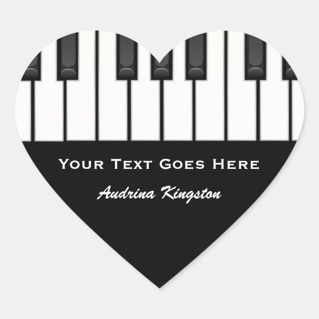 Pegatinas de Piano Keys (Anverso)