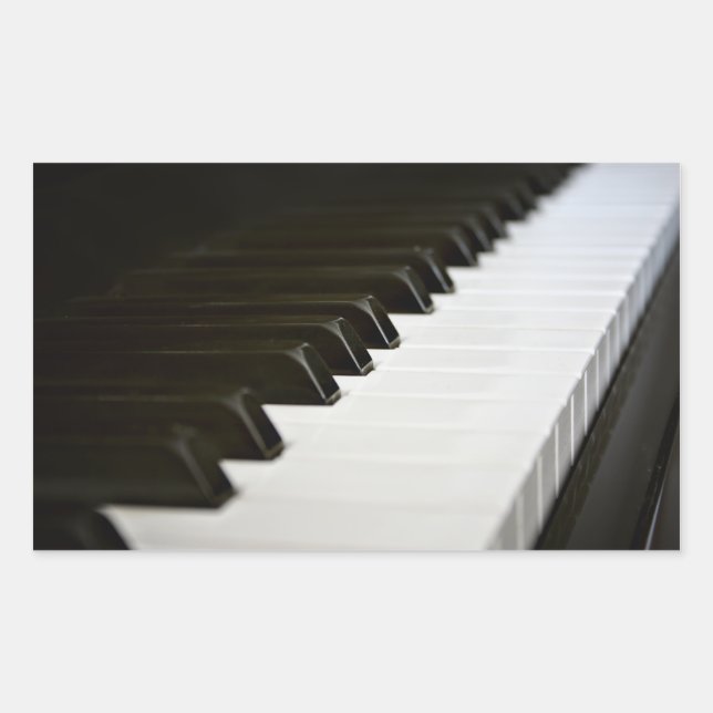 Pegatinas de Piano Keys (rectángulo) (Anverso)