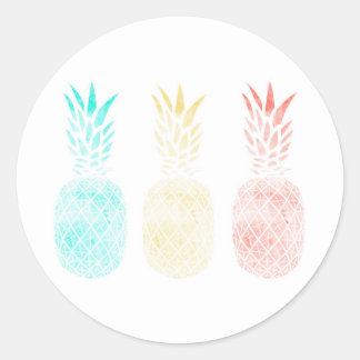 Pegatinas de piña, regalo tropical, arte de piña