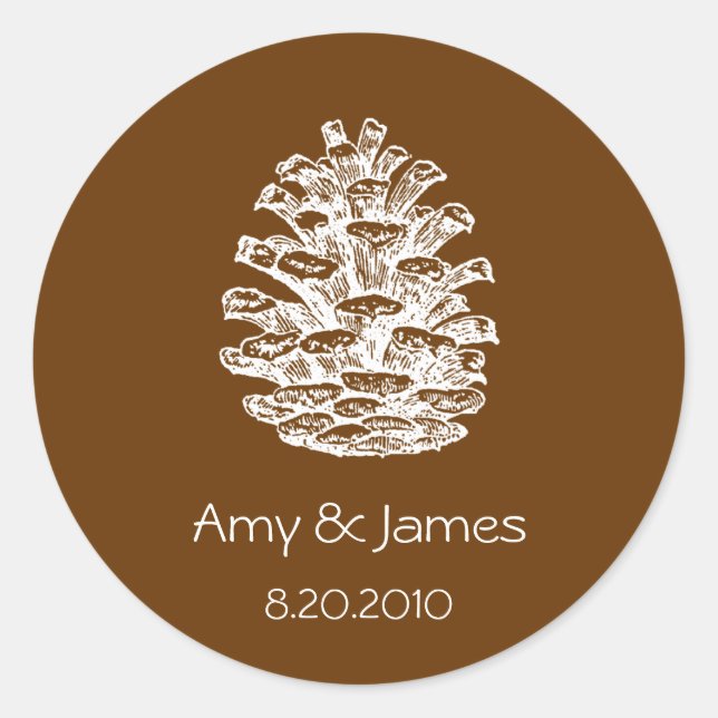 Pegatinas de Pinecone (Anverso)